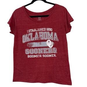 Blue 84 Crimson OU Sooner Short Sleeve Tee Shirt